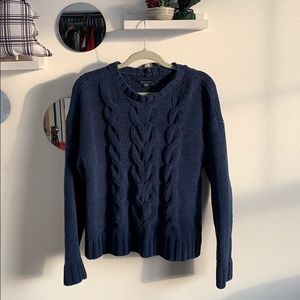 Navy blue American Eagle knit sweater